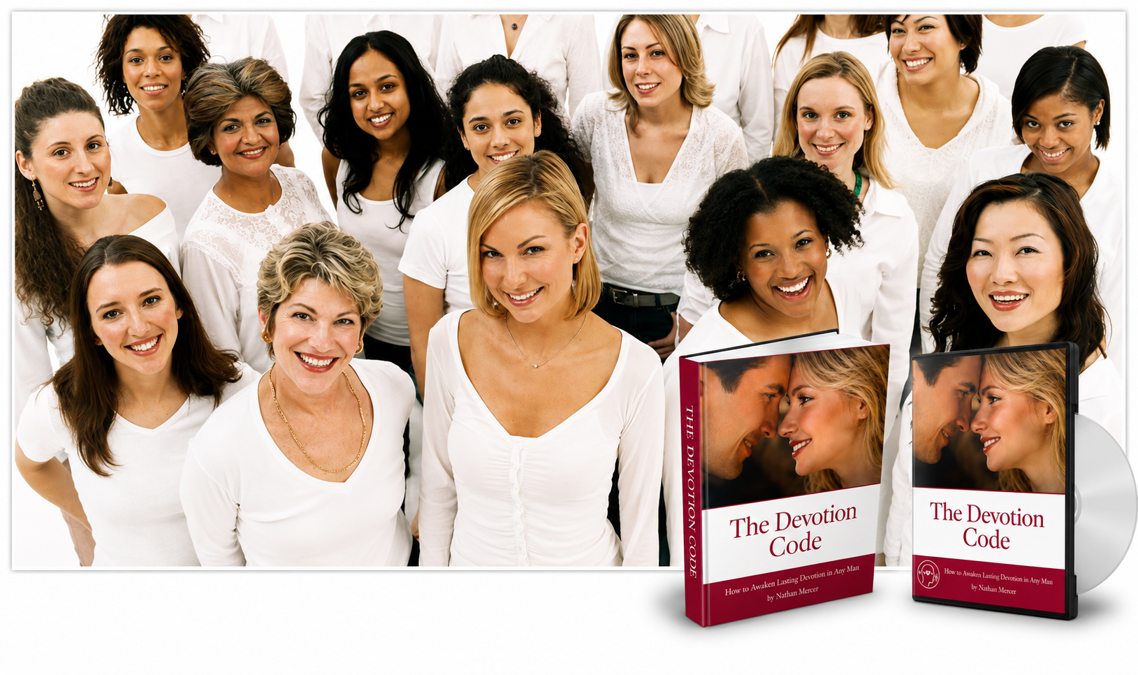 Women from different backgrounds together with the His Secret Obsession program